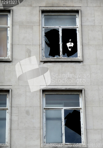 Image of Ghost Face In The Window