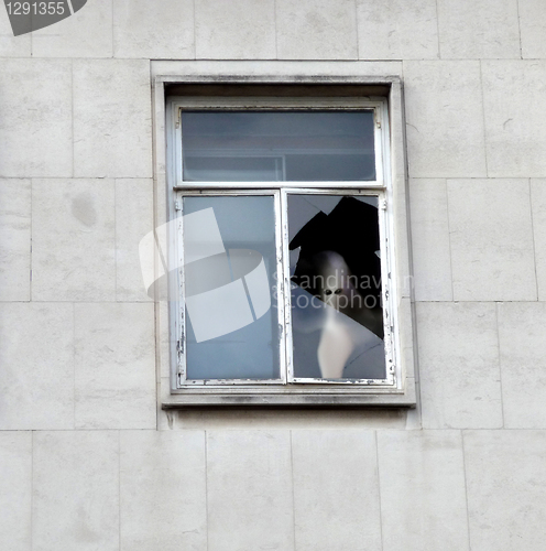 Image of Ghost Face In The Window