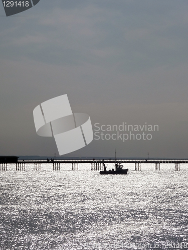 Image of Boat By Southend Pier 