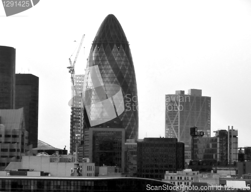 Image of Black And White London Cityscape 