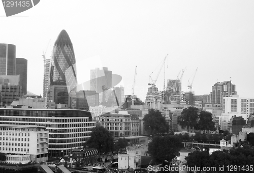 Image of Black And White London Cityscape 