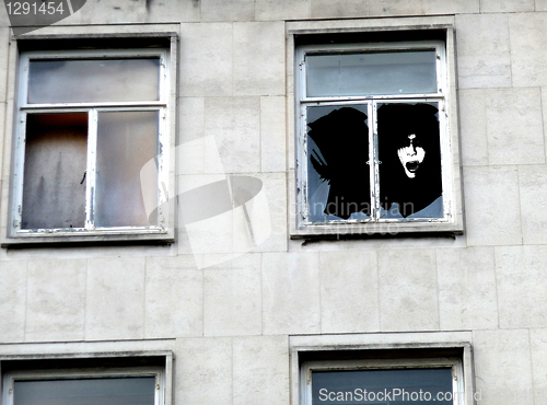 Image of Ghost Face In The Window