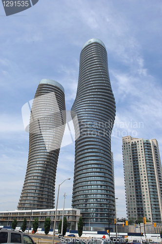 Image of Two high rise buildings.