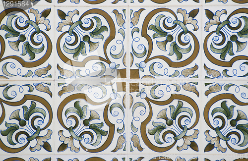 Image of Old tiles detail 