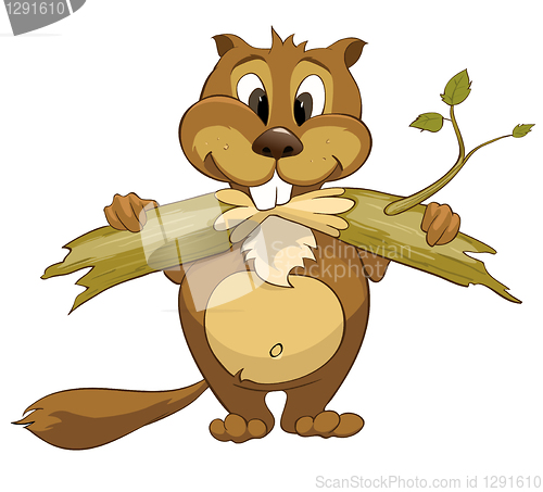 Image of Cartoon Character Beaver