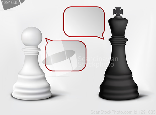 Image of Dialog of Pawn and King