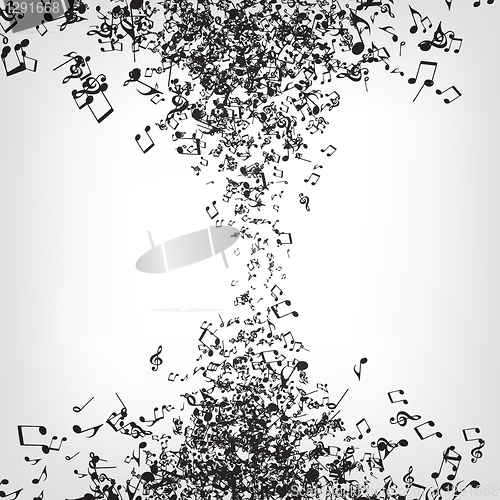 Image of Music Notes Texture