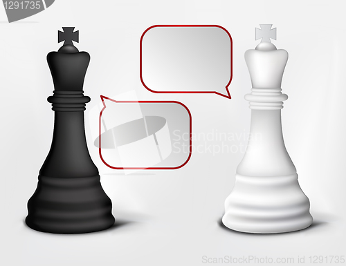 Image of Dialog of White and Black Kings