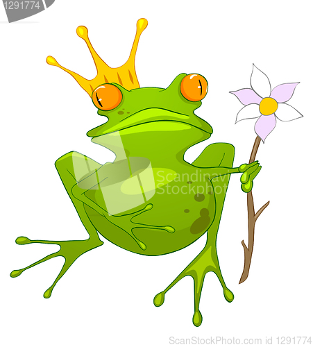 Image of Cartoon Character Princess Frog