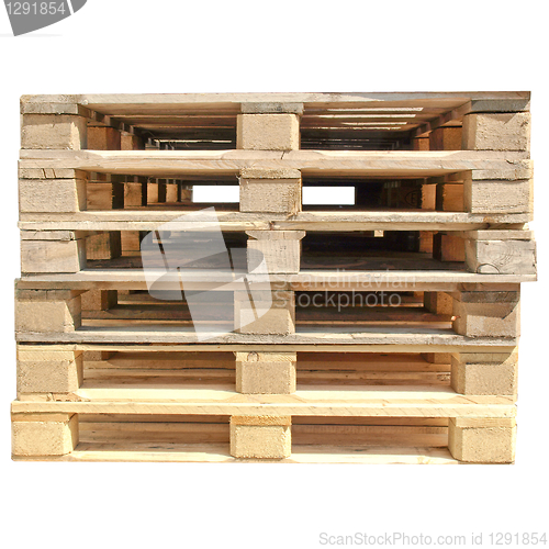 Image of Pallets isolated