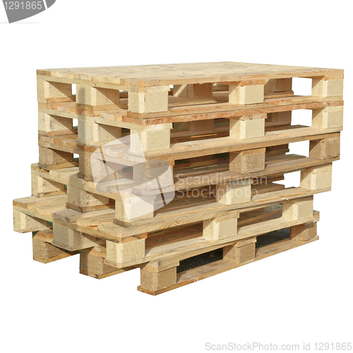 Image of Pallets isolated