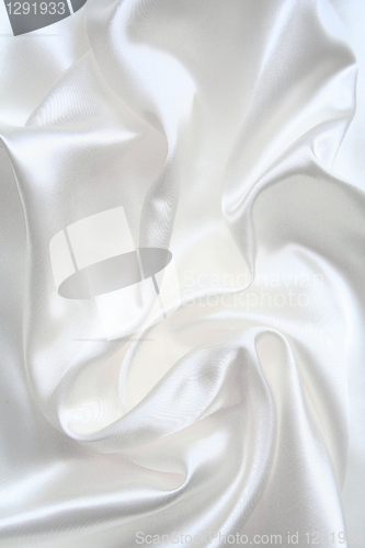 Image of Smooth elegant white silk as wedding background 