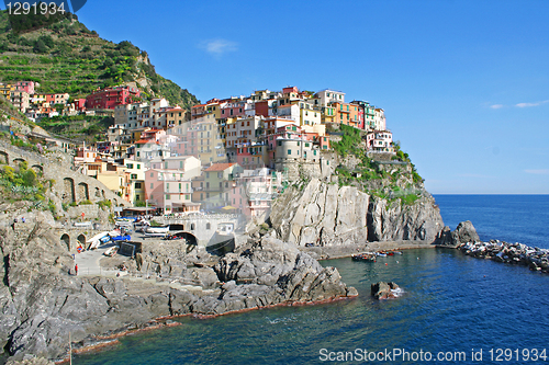 Image of Italy. Cinque Terre region. Manarola village 