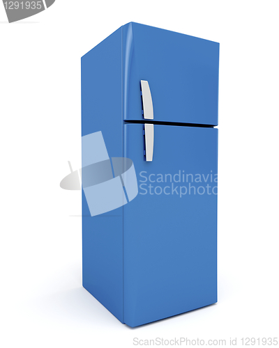 Image of Blue fridge