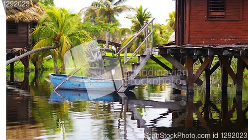 Image of Blue boat