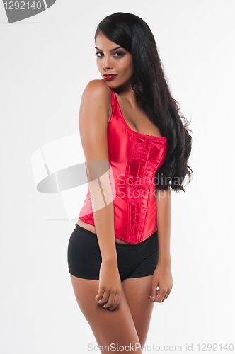 Image of Red bustier