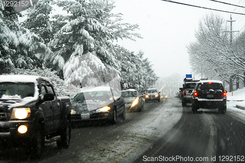 Image of Cars-Snow            