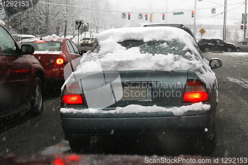 Image of Cars-Snow