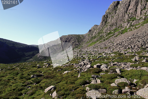 Image of Mountain valley in Flora, Norway