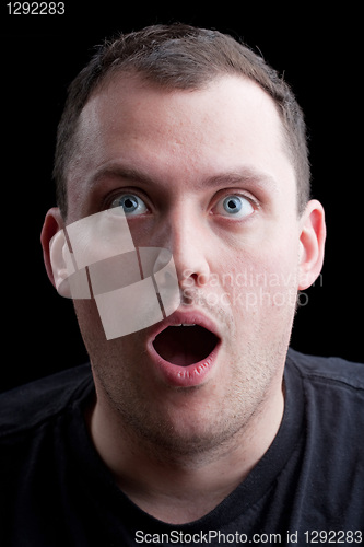 Image of Surprised Shocked Man