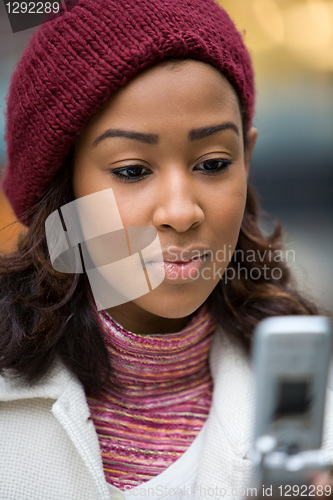 Image of Business Woman Texting