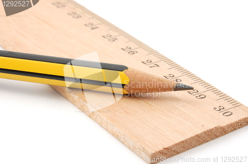 Image of pencil and ruler