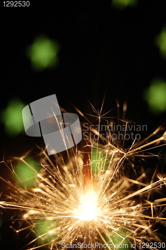 Image of abstract sparkler background