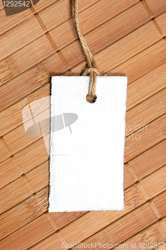 Image of blank price tag