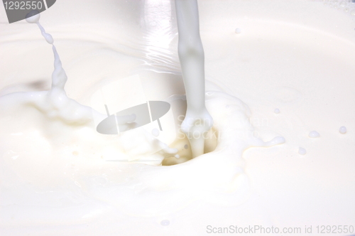 Image of splashing milk