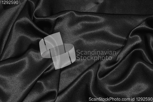 Image of black satin background