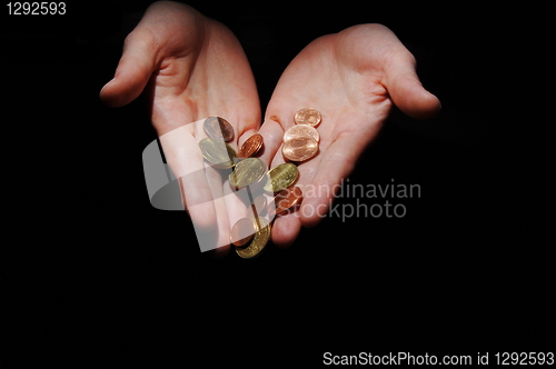 Image of hands with money