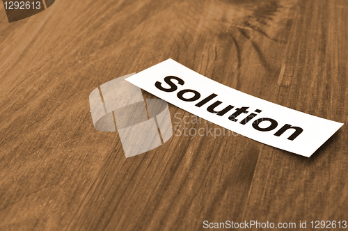 Image of business solution