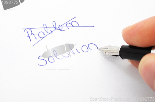 Image of problem and solution