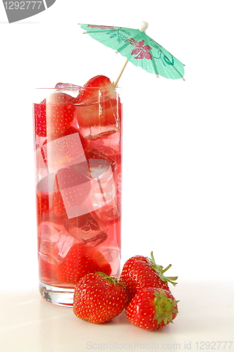 Image of strawberry fruit juice