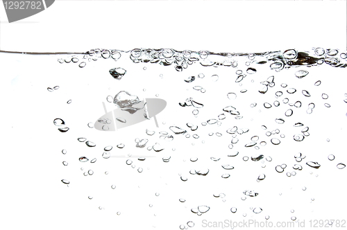 Image of fresh water with bubbles