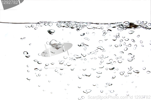 Image of fresh water with bubbles