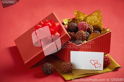 Image of chocolate truffles  