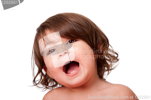 Image of Funny singing baby toddler