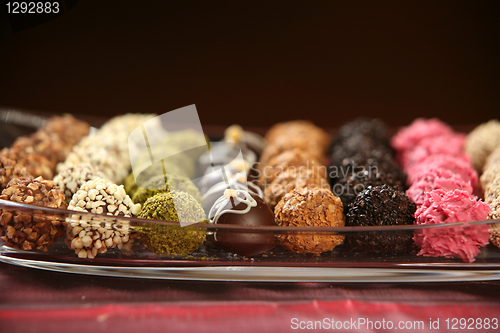 Image of chocolate truffles  