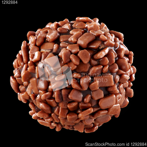 Image of chocolate truffle macro