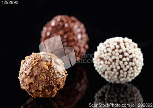 Image of chocolate truffles  