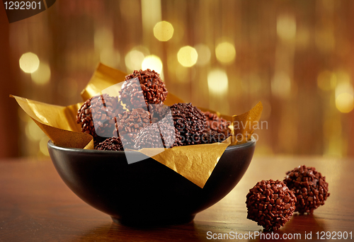 Image of chocolate truffles  