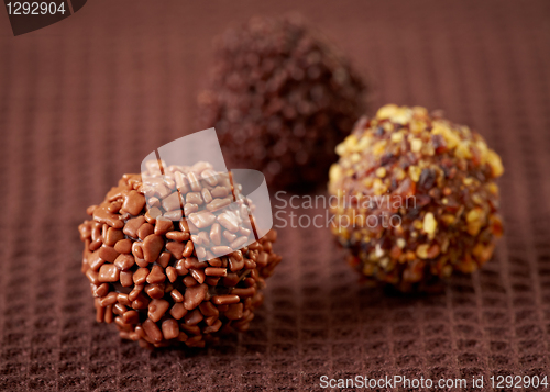 Image of chocolate truffles  