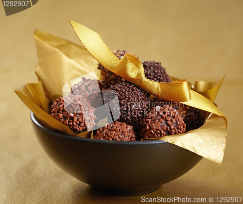 Image of chocolate truffles  