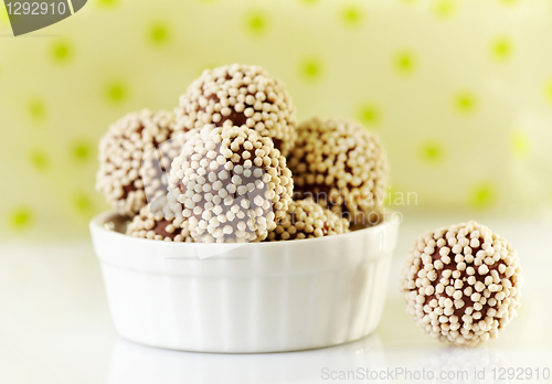 Image of chocolate truffles  