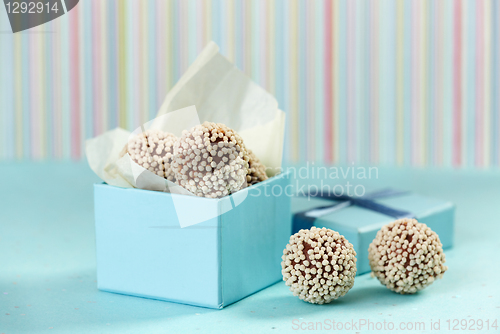 Image of chocolate truffles  