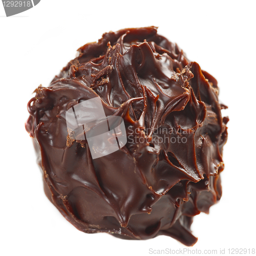 Image of chocolate truffle macro