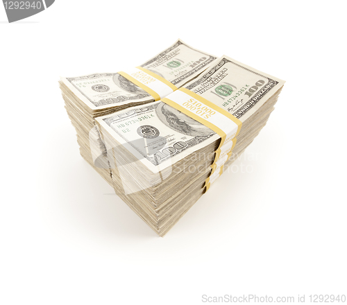 Image of Stacks of One Hundred Dollar Bills