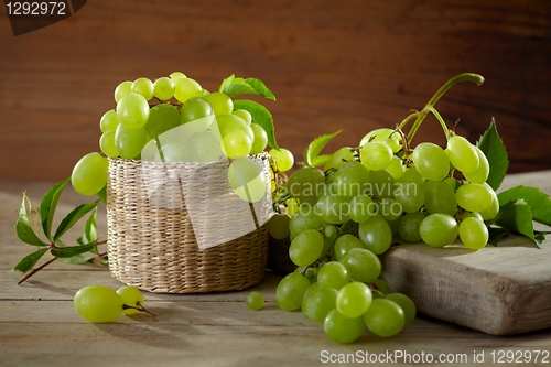 Image of fresh green grape