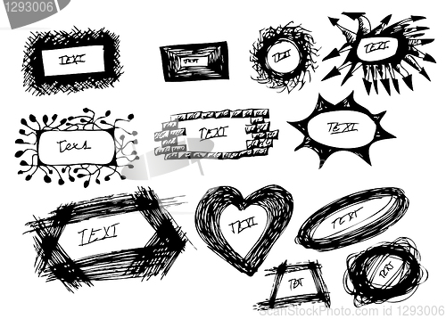 Image of hand drawn different frames 